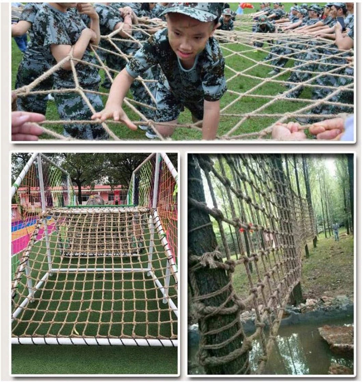 SSWZHANG Kinder Sicherheitsnetz,Hanfseilnetz,Kletternetz,Balkontreppennetz,Fotowanddekoration Trennw