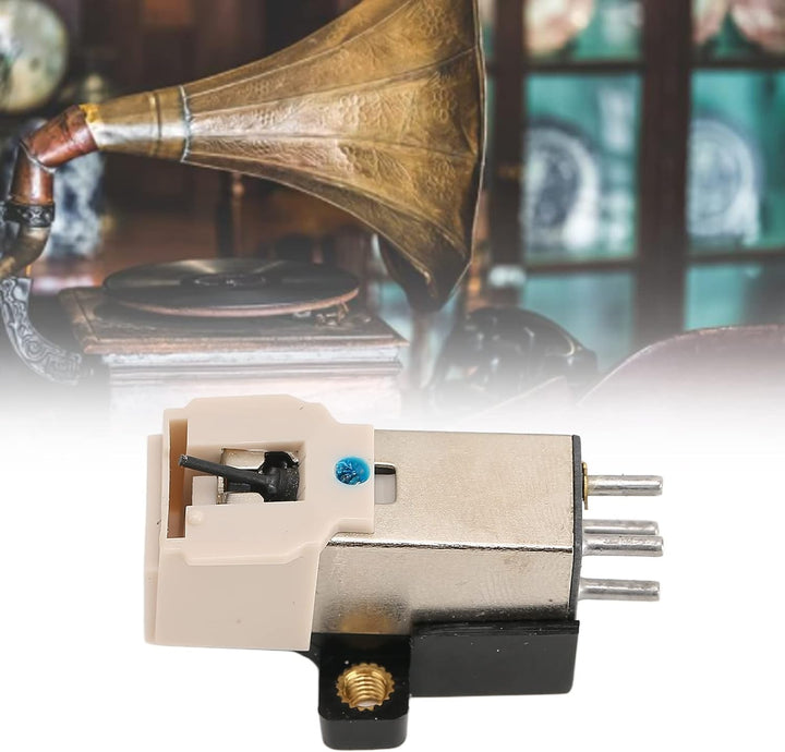 Ersatz Plattenspieler Nadel, 13 mm Ersatzteil Magnetabnehmer mit Nadel Ersatz Nadelnadel für Platten