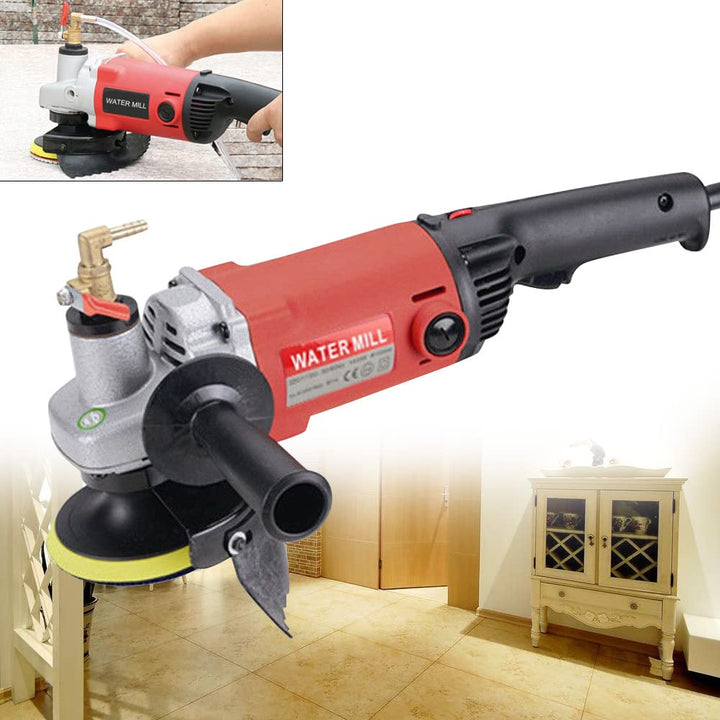 Nass-Steinschleifer, 1400W Electric Nass Schleifmaschine Nasspolierer Granit Marmor Polierer Poliere