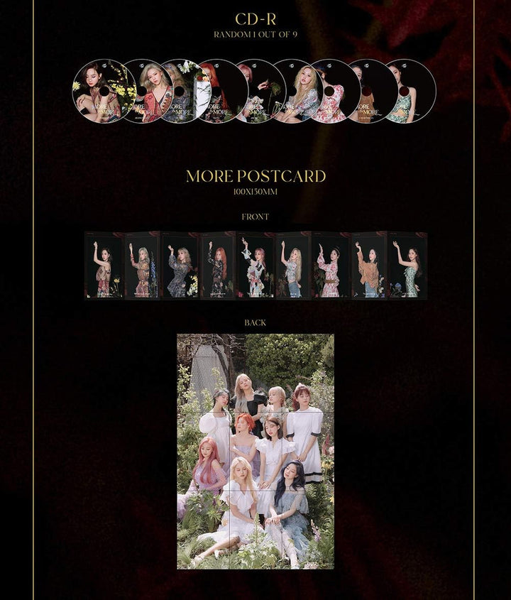 JYP Entertainment Twice More & More (9th Mini-Album) Album + Extra Photocards Set (Ver.)