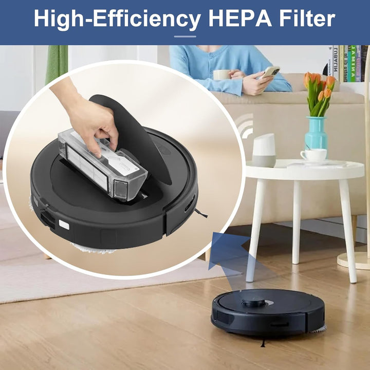6 Stück HEPA Filter für Roborock Qrevo Master/Qrevo Slim/Saros Z70 Roboter staubsauger Filter Ersatz