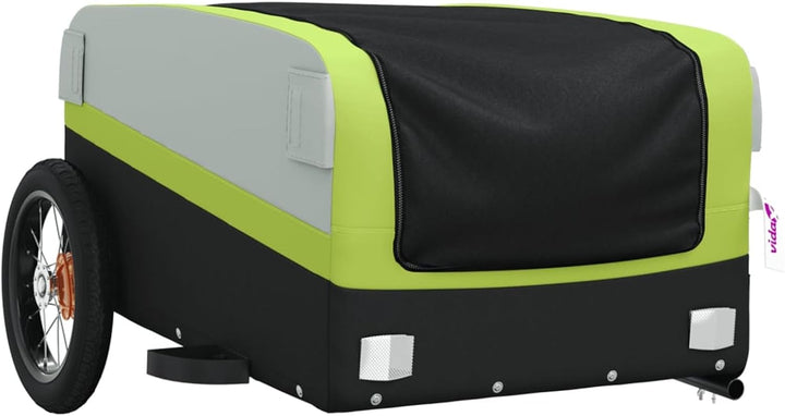 Fahrradanhänger 30kg Eisen Rot/Schwarz,Robust &amp; Vielseitig | Robustes Eisengestell, hohe Tragkraft,