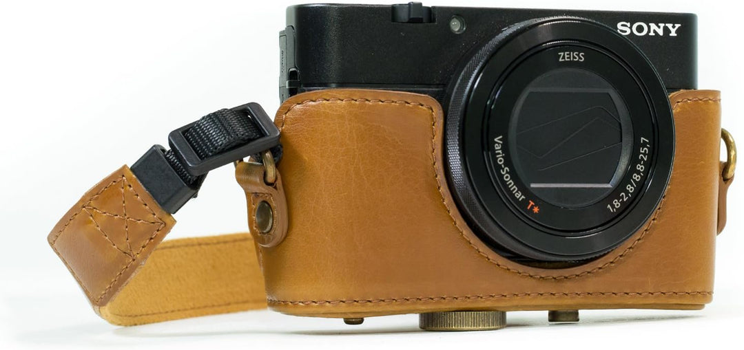 MegaGear MG598 Sony Cyber-shot DSC-HX99, DSC-HX95, DSC-HX90V, DSC-HX80 Ever Ready Leder Kameratasche