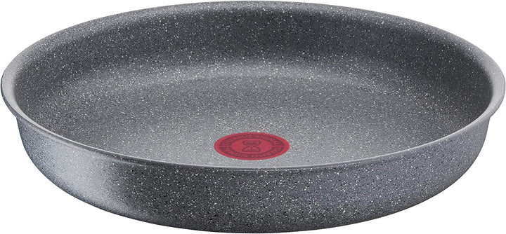 Lagostina 010257600005 Ingenio Induction Mineralis Set 5 Stück, Aluminium Stahl Glas, Schwarz Set In