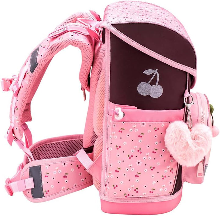 Belmil Premium Compact Plus ergonomisches Schulranzen Set 5 - teilig, AGR, Brustgurt, Hüftgurt, Magn