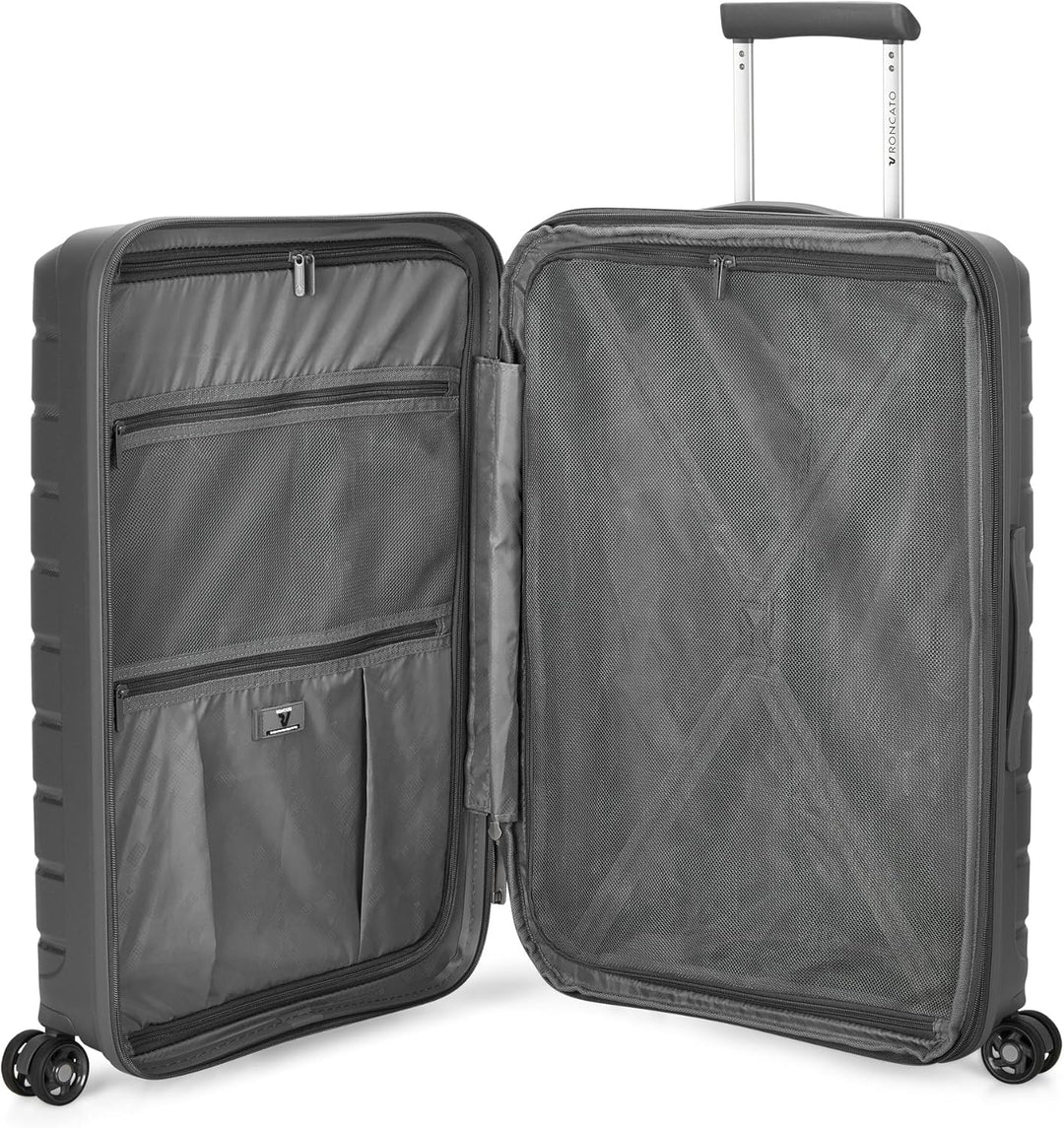 Roncato B-Flying Mittelgrosser Koffer 68 cm Erweiterbar - Anthrazit 68 cm Anthrazit, 68 cm Anthrazit