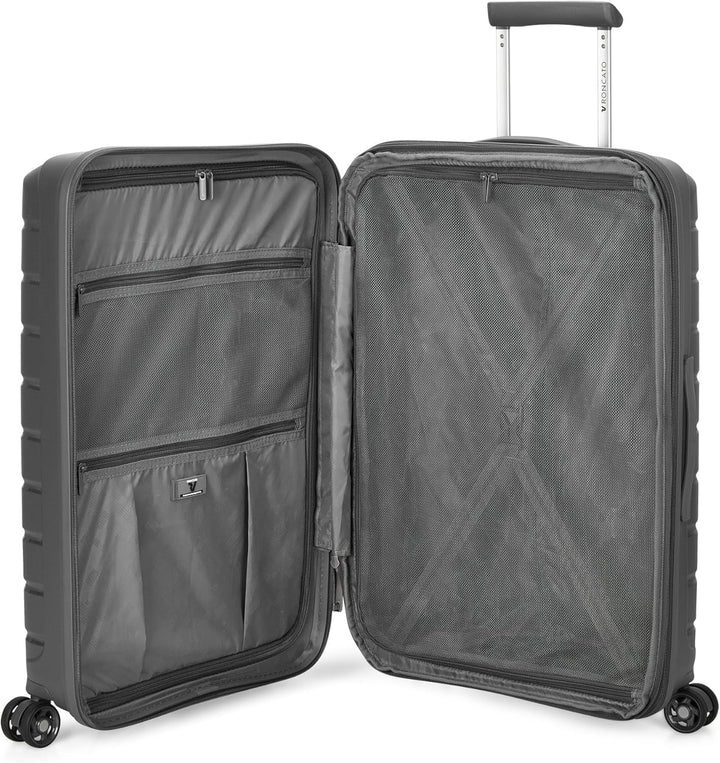 Roncato B-Flying Mittelgrosser Koffer 68 cm Erweiterbar - Anthrazit 68 cm Anthrazit, 68 cm Anthrazit