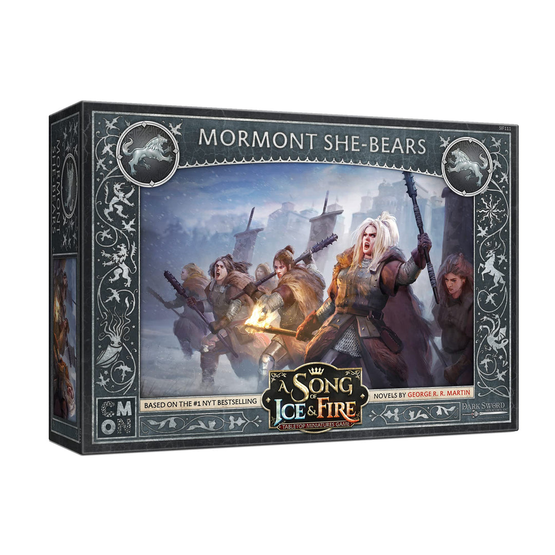 CMON A Song of Ice and Fire Table Top Miniatures Game - Mormont She-Bears, Miniature War Game, Ages