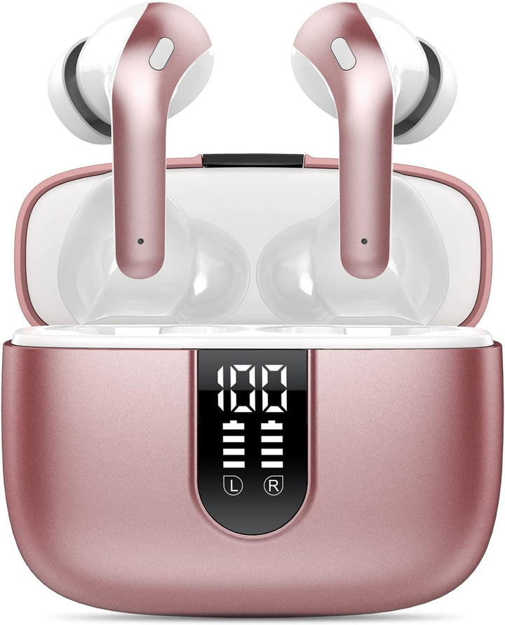 taopod Kopfhörer Kabellose, Ear Kopfhörer Bluetooth Mit Mikrofon, 40h Spielzeit Ipx7 Wasserdicht USB