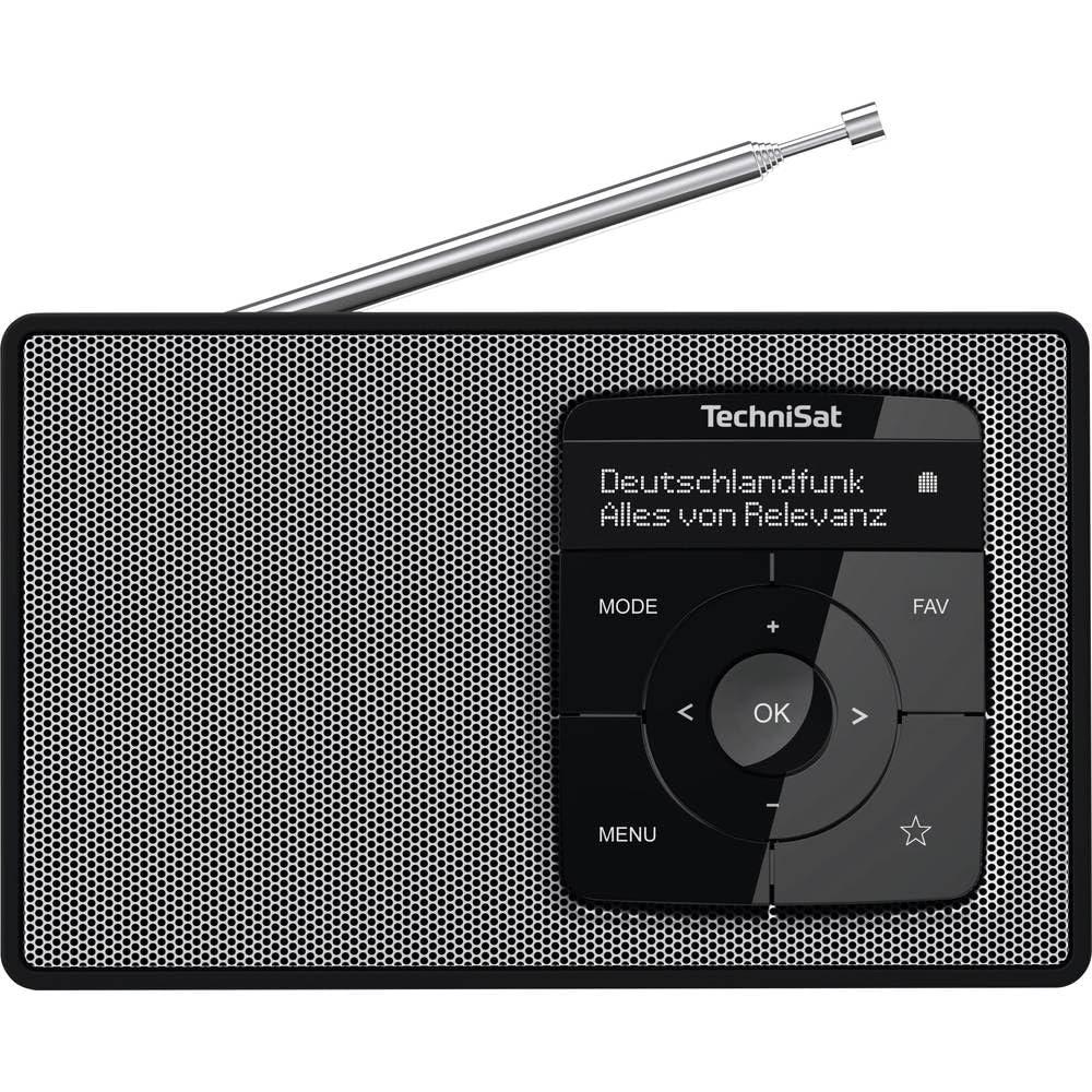TechniSat DIGITRADIO 2 - Tragbares DAB+/UKW-Radio mit Akku (mit Bluetooth Audiostreaming, Weckfunkti