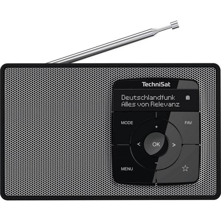 TechniSat DIGITRADIO 2 - Tragbares DAB+/UKW-Radio mit Akku (mit Bluetooth Audiostreaming, Weckfunkti