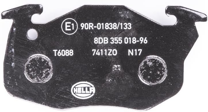 HELLA PAGID 8DB 355 018-961 Bremsbelagsatz - T6088 - Dicke/Stärke: 18mm - Bremssystem: Bendix - mit