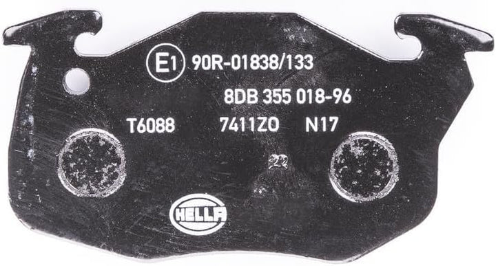 HELLA PAGID 8DB 355 018-961 Bremsbelagsatz - T6088 - Dicke/Stärke: 18mm - Bremssystem: Bendix - mit