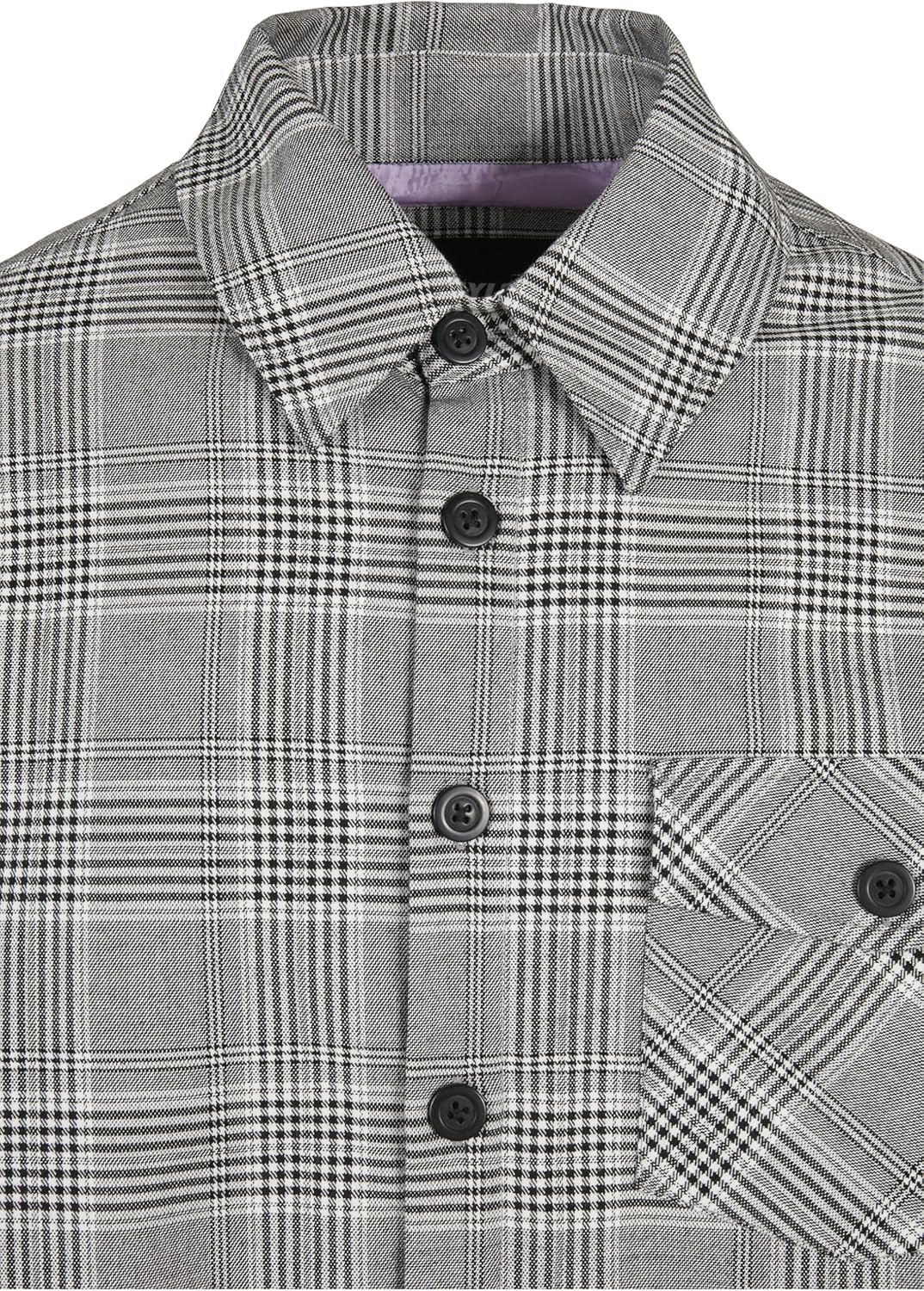 Cayler & Sons Herren Plaid Out Quilted Shirt Jacket S Black/White, S Black/White