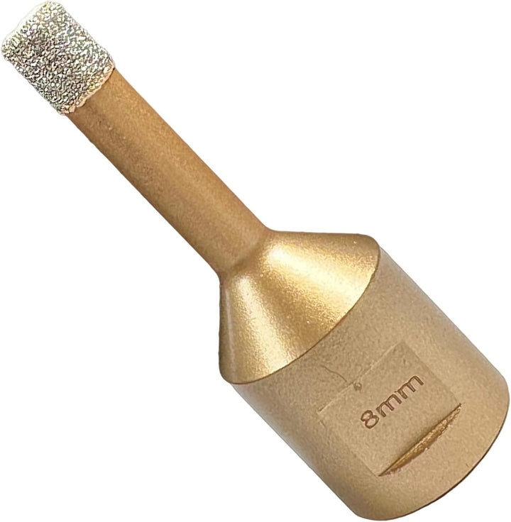 EDW Profi Fliesenbohrer 8 mm x M14, Diamantbohrer für Trockenbohren in Fliese, Wandfliese, Feinstein