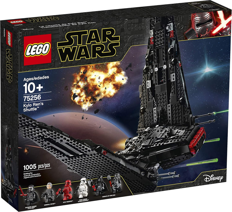 LEGO 75256 Star Wars Kylo Rens Shuttle, Raumschiff-Bauset mit 2 Spring Shootern, Der Aufstieg Skywal