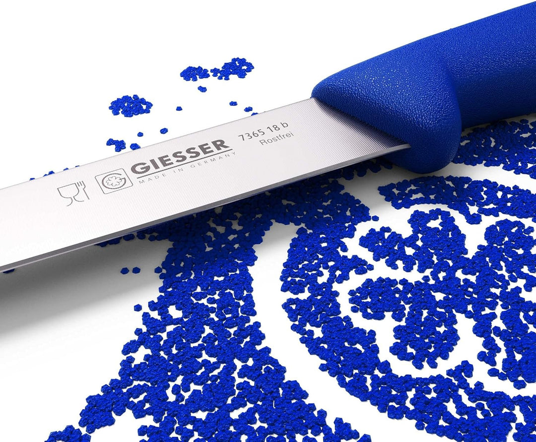 Giesser seit 1776 - Made in Germany - Filiermesser blau, Basic Blue, Klinge 18 cm, rutschfest, Filet