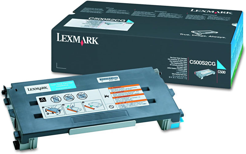 Lexmark C500S2CG C500n Tonerkartusche 1.500 Seiten, cyan