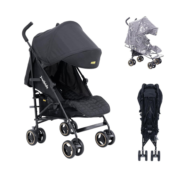 Jovikids Kinderwagen, Buggy Klein Zusammenklappbar mit Liegefunktion, Klappbar Reisebuggy bis 22kg I
