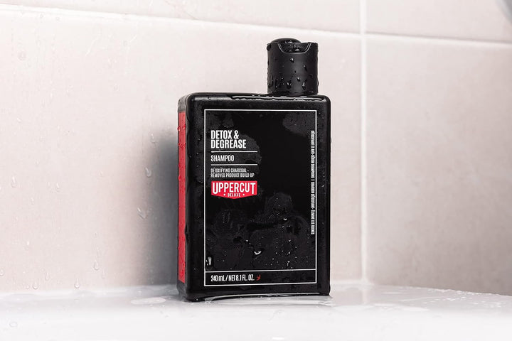 Uppercut Deluxe Detox and Degrease Shampoo for Men, Entgiftendes, Entfettendes und Tiefenreinigendes
