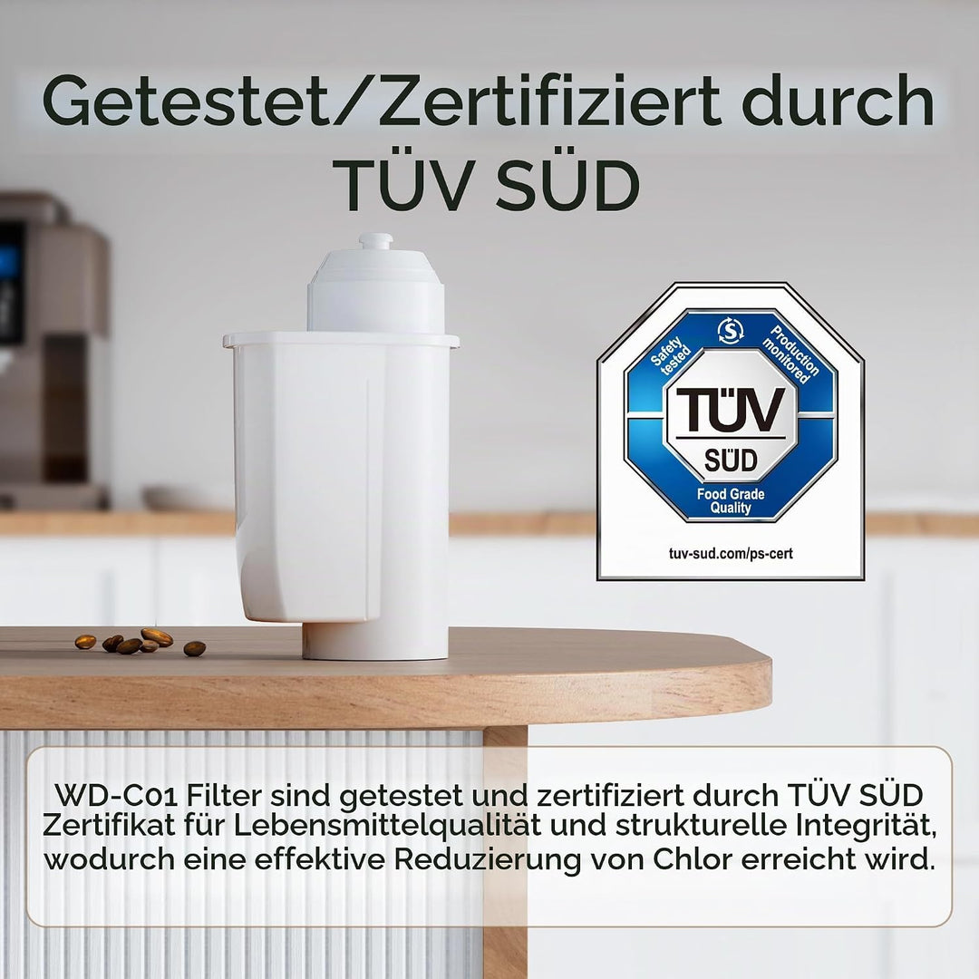 Waterdrop Ersatzwasserfilter für Siemens® EQ Series, EQ5, EQ6, EQ7, EQ9, EQ500, Bosch® TCZ7003, TCZ7