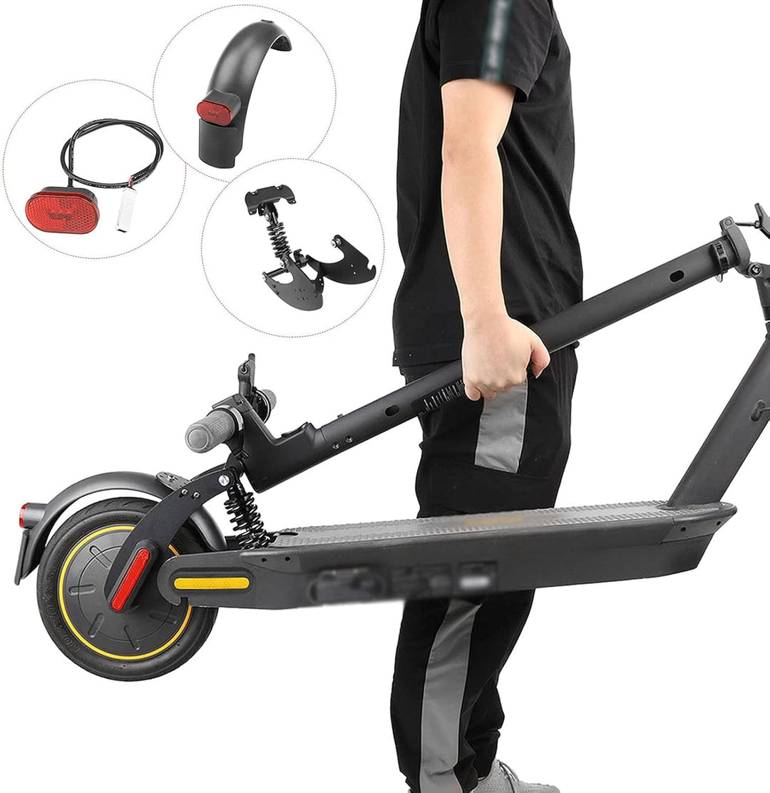 TMOM Schutzblech mit Stossdämpfer hinten für Segway Ninebot Max G30 Elektroroller Stossdämpfung + Ko