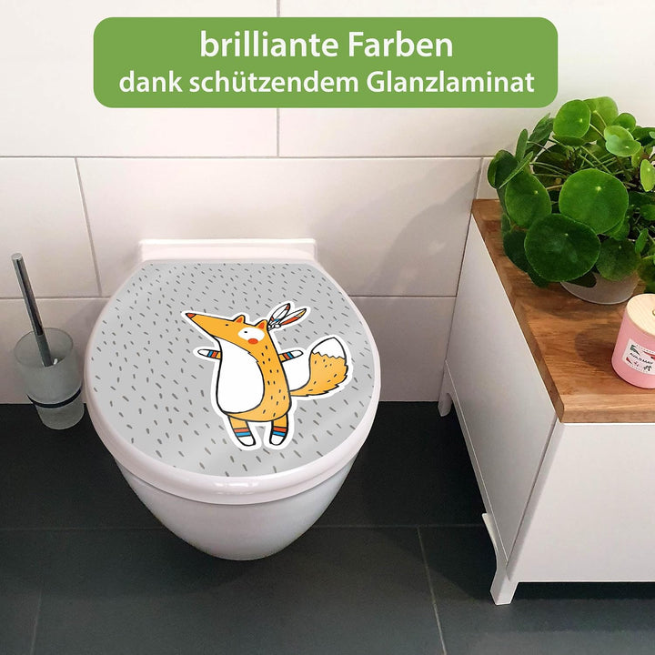 banjado Toilettendeckel mit Absenkautomatik 44,5x37cm - Soft Close Toilettensitz - WC Sitz mit Absen