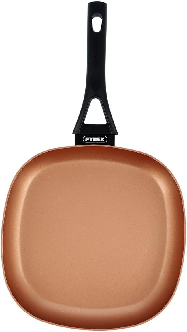 Pyrex Action Bräter aus gepresstem Aluminium, 28 cm, Kupfer 28CM Rotisserie, 28CM Rotisserie