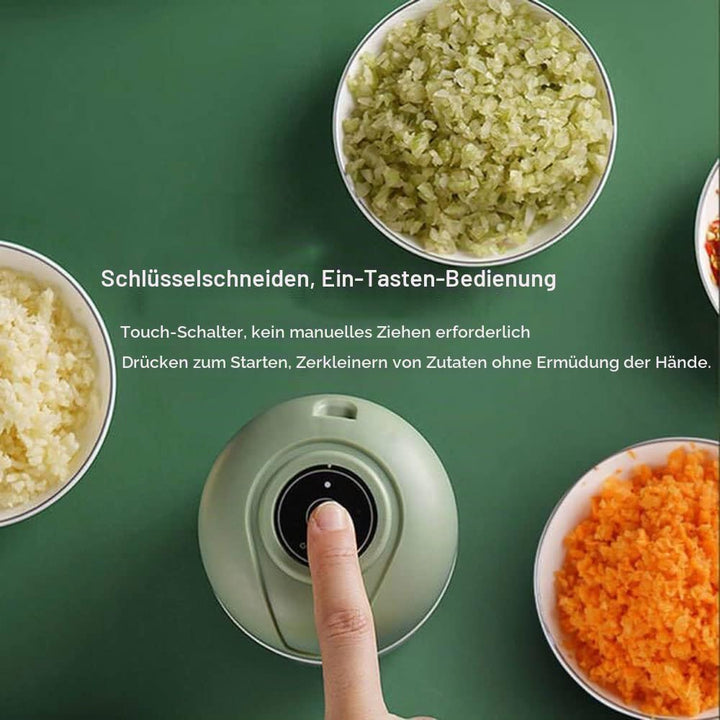Mini-Knoblauchzerkleinerer, Lebensmittelzerkleinerer, Küchenmaschinen, kabellose tragbare Küchennahr