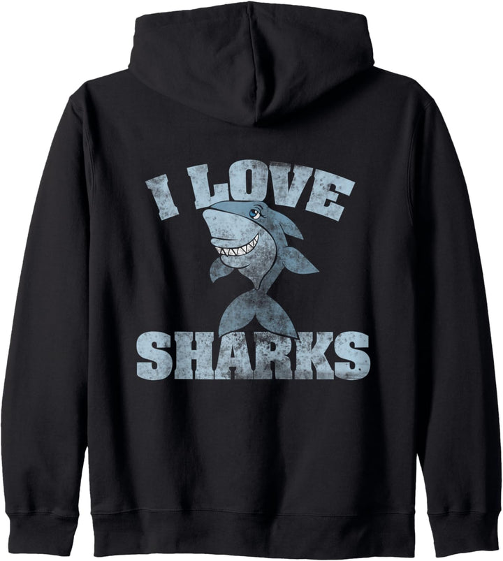 I love sharks Kapuzenjacke