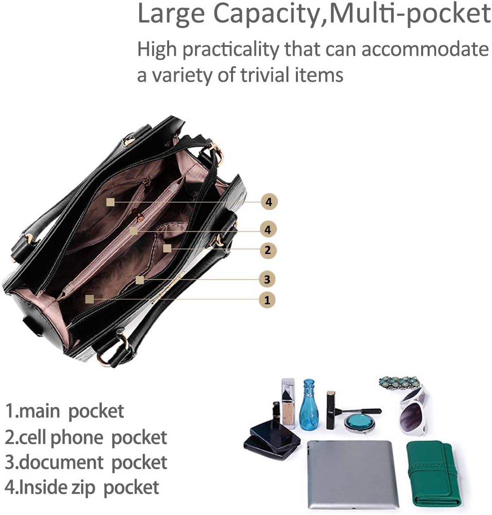 NICOLE&amp;DORIS Damen Handtaschen Umhängetasche Damenhandtaschen Henkeltaschen Schultertaschen Crossbod