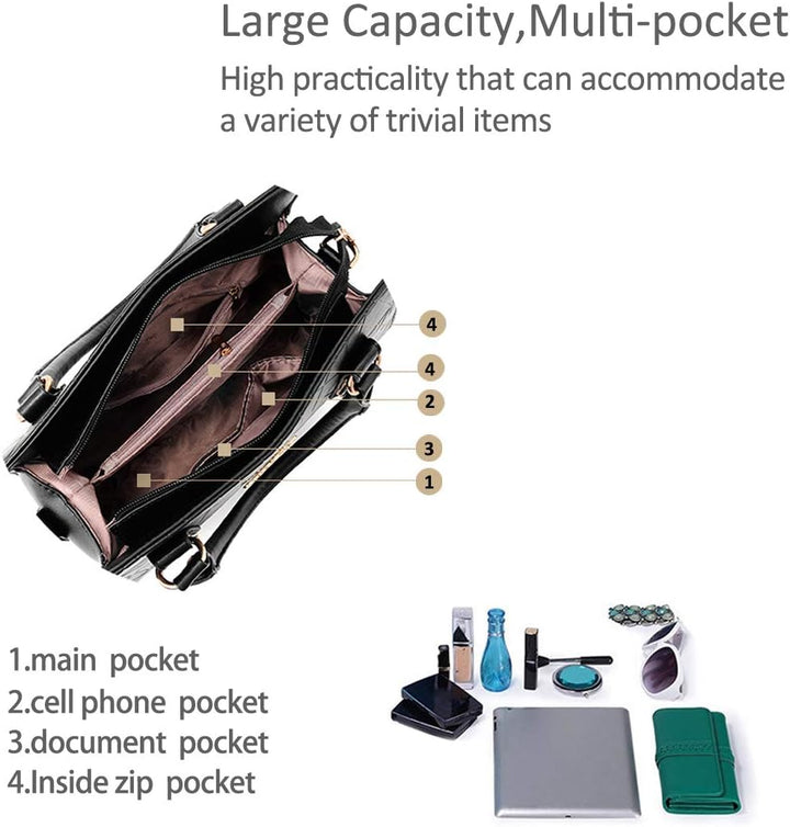 NICOLE&amp;DORIS Damen Handtaschen Umhängetasche Damenhandtaschen Henkeltaschen Schultertaschen Crossbod