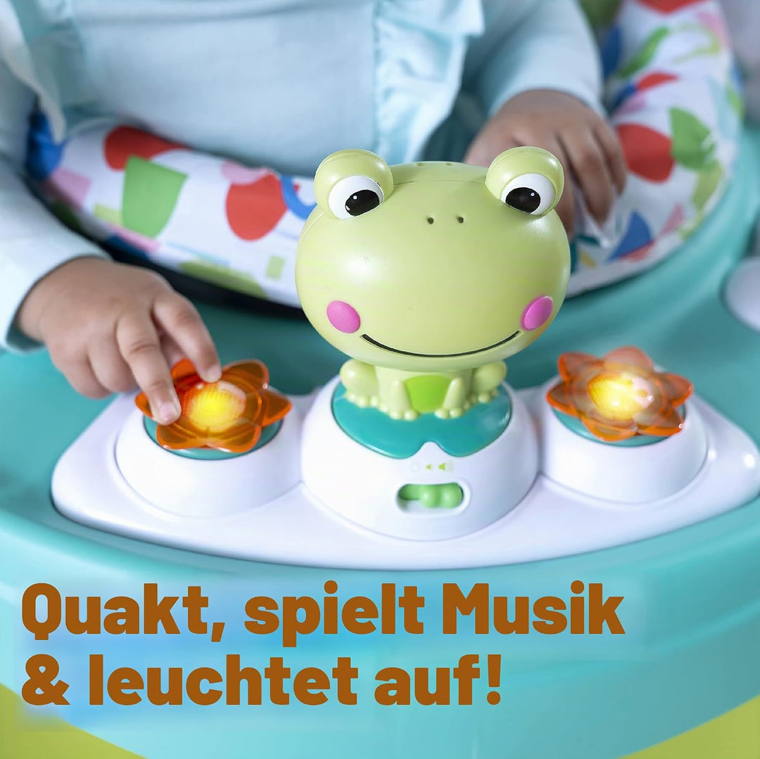 Brights Starts, Bounce Bounce Baby 2 in 1 Spieltisch Aktivität Sitz - Playful Pond mit 7 interaktive