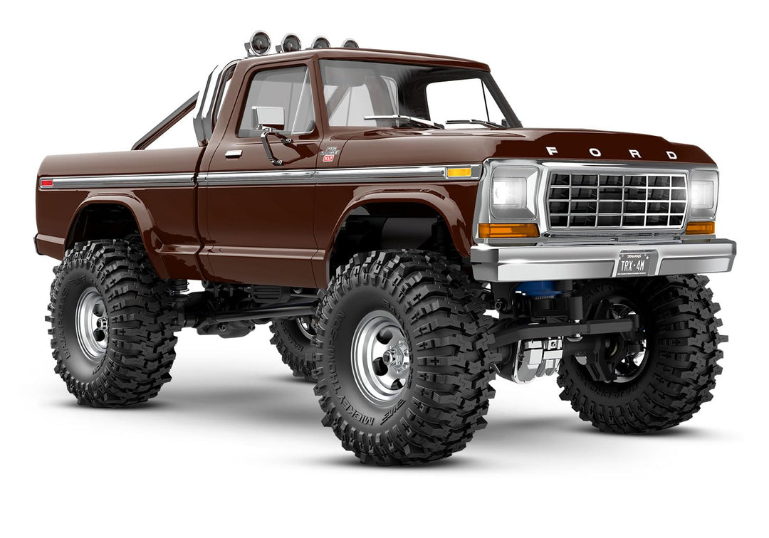 TRAXXAS TRX-4M Ford F150 braun 4x4 Lifted 1/18 Crawler RTR Brushed, mit Akku und USB Ladegerät