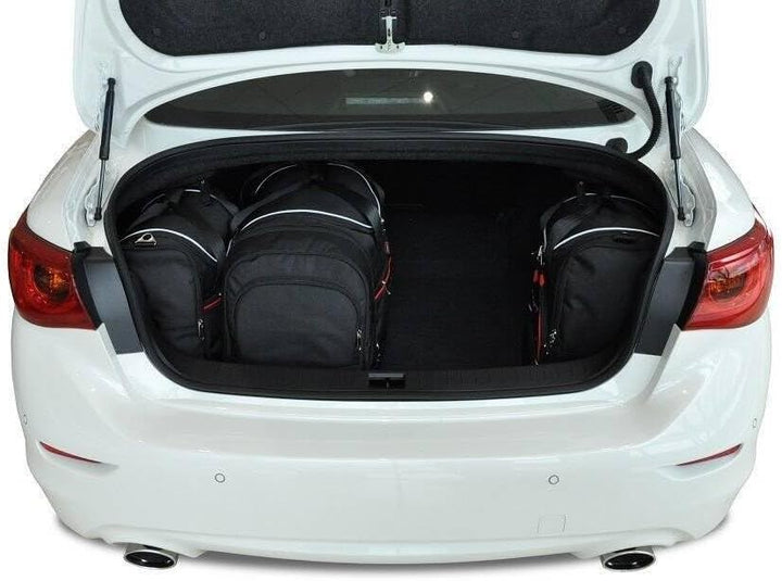 KJUST Dedizierte Reisetaschen 4 stk kompatibel mit INFINITI Q50 V37 2013-2017