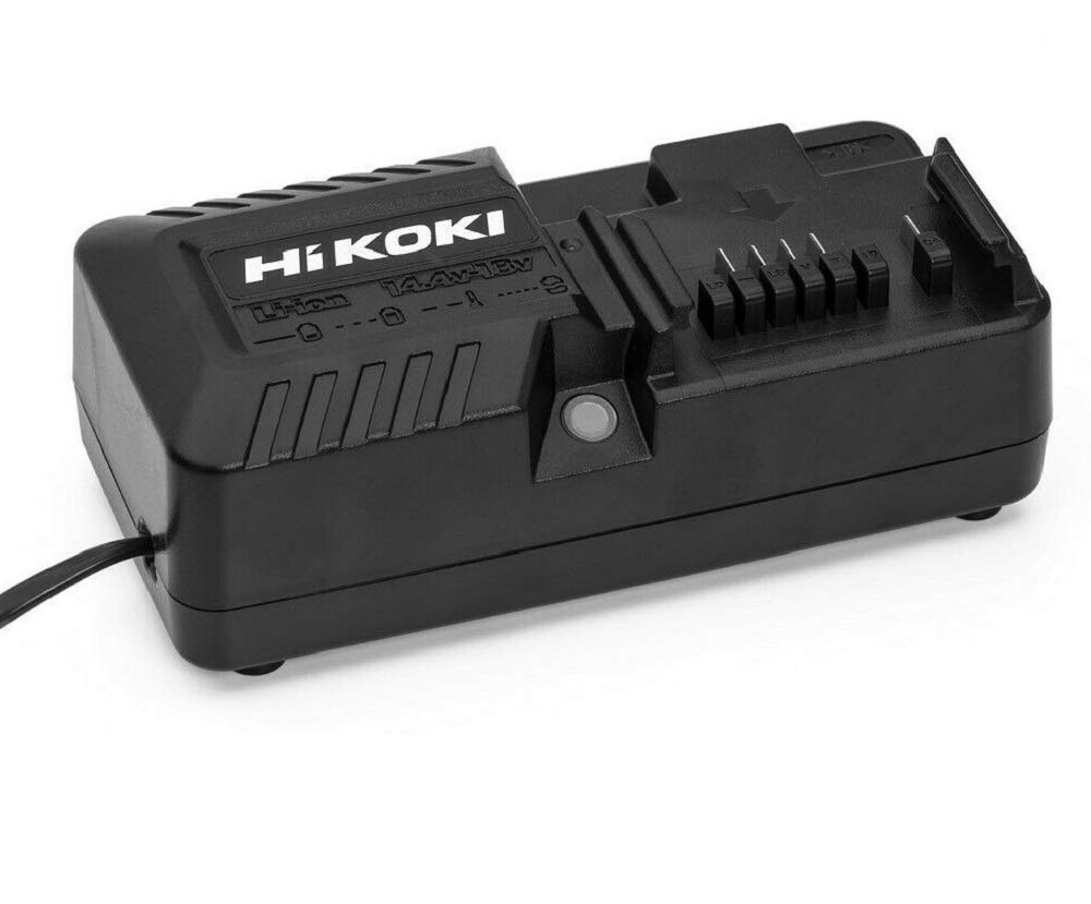 Hikoki Hitachi UC18YKSL Ladegerät für Akkus, Schwarz
