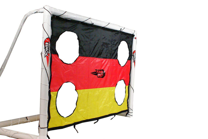 Torwand Fussball Deutschland Fahne - 2. Verschiedene Grössen - Polyester - inkl. Spannseil und Anker