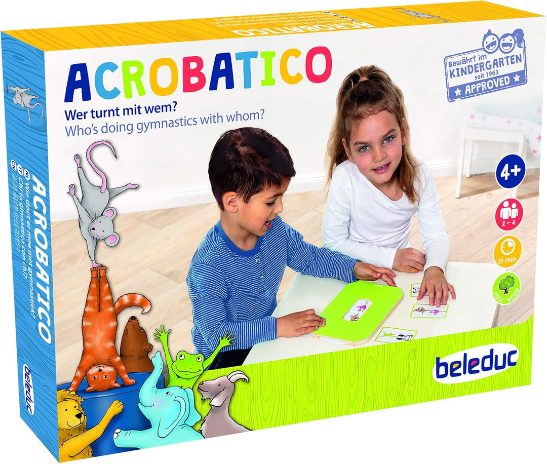 Beleduc - Acrobatico - Lernspiel für Zuhause - Bekannt aus dem Kindergarten, Acrobatico