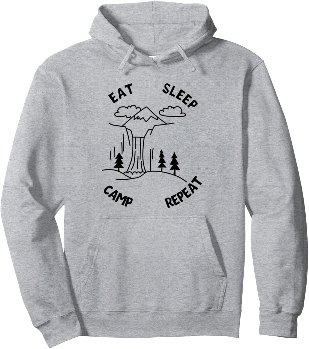Hinking Abenteuer Camper Natur Wildnis Pullover Hoodie