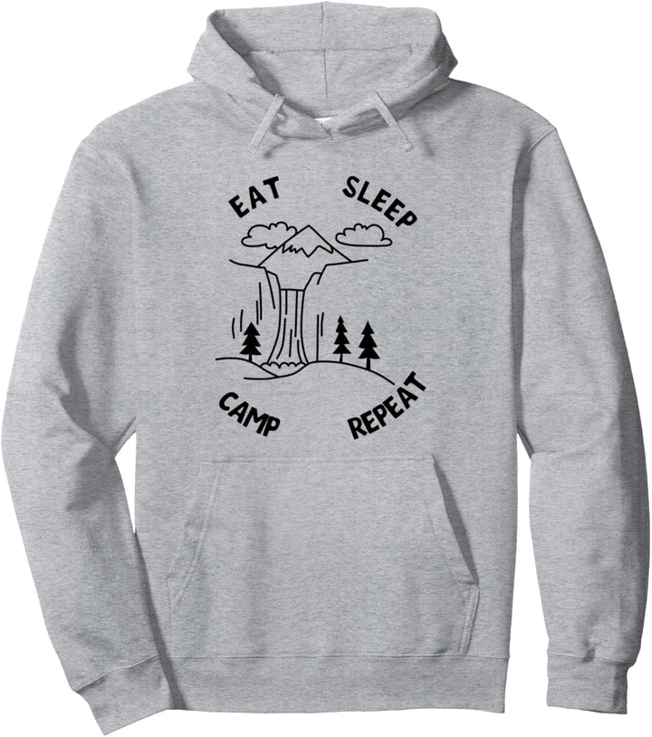 Hinking Abenteuer Camper Natur Wildnis Pullover Hoodie