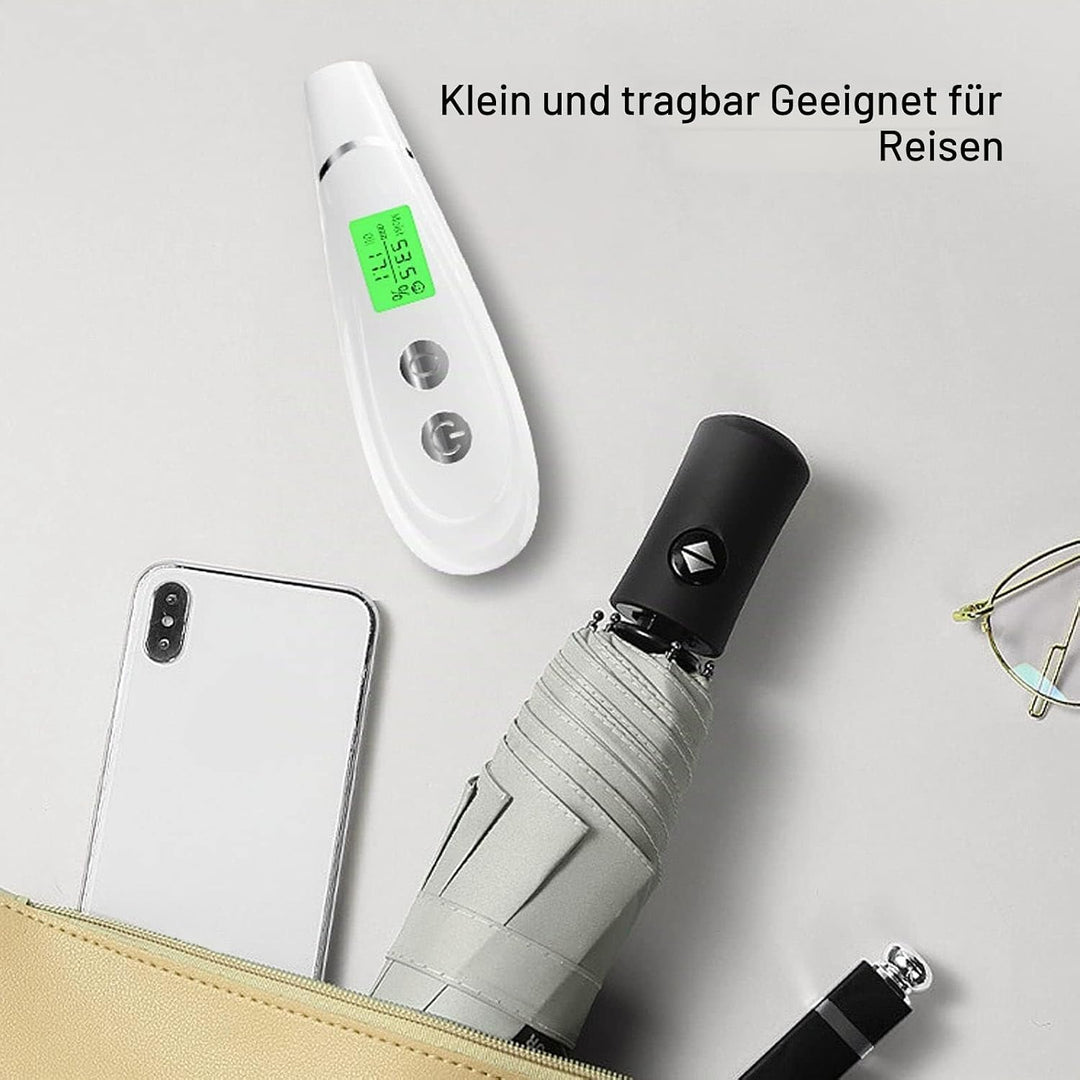 Hautanalysegerät, Digital Skin Detector Pen, Hautdetektor Gesichtsfeuchtigkeitstester Detektor Hautö