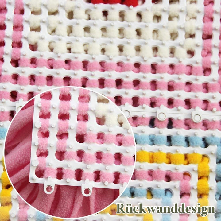 IEUUMLER Hundematte Snuffle Mat Erziehungsmatte für Hunde Dog Puzzle Toys IE075 (45 x 45 cm, Rosa &amp;