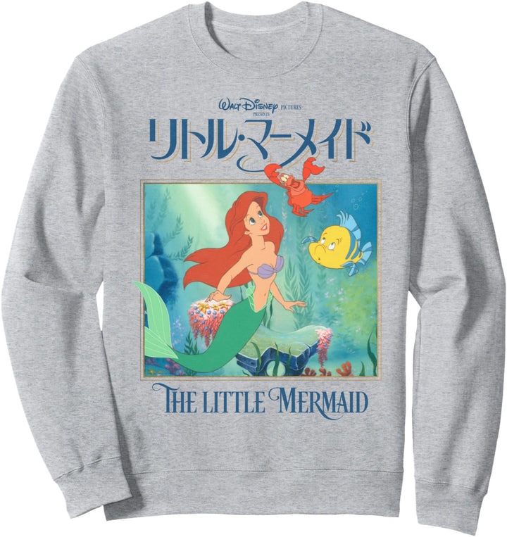 Disney The Little Mermaid Japanese Poster Sweatshirt