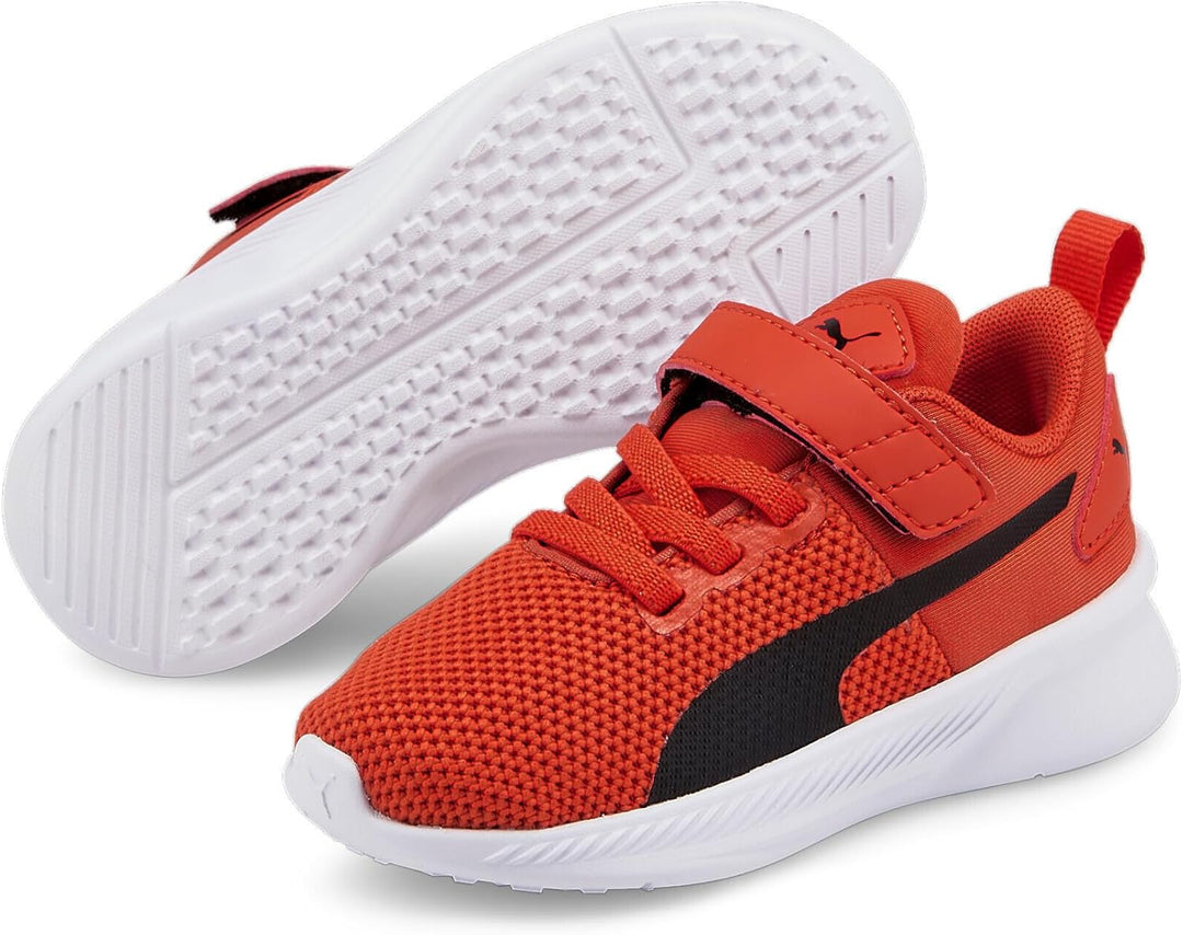 Puma Unisex Kinder Flyer Runner V Inf Sneaker 27 EU Warm Earth Puma Black, 27 EU Warm Earth Puma Bla