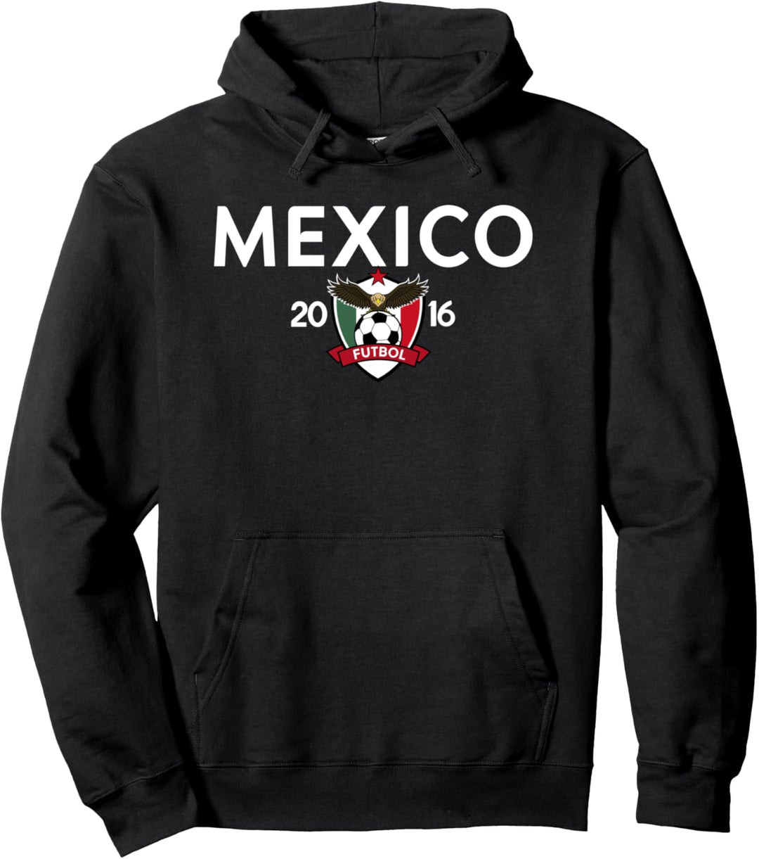 Mexico Bold Text Futbol Club 2016 Pullover Hoodie
