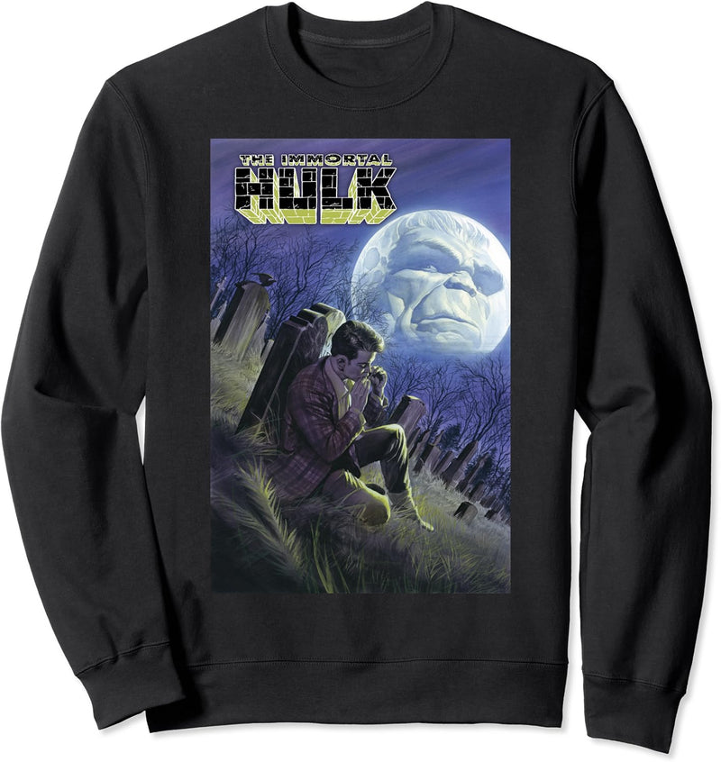 Marvel The Incredible Hulk Moon Comic Cover Sweatshirt