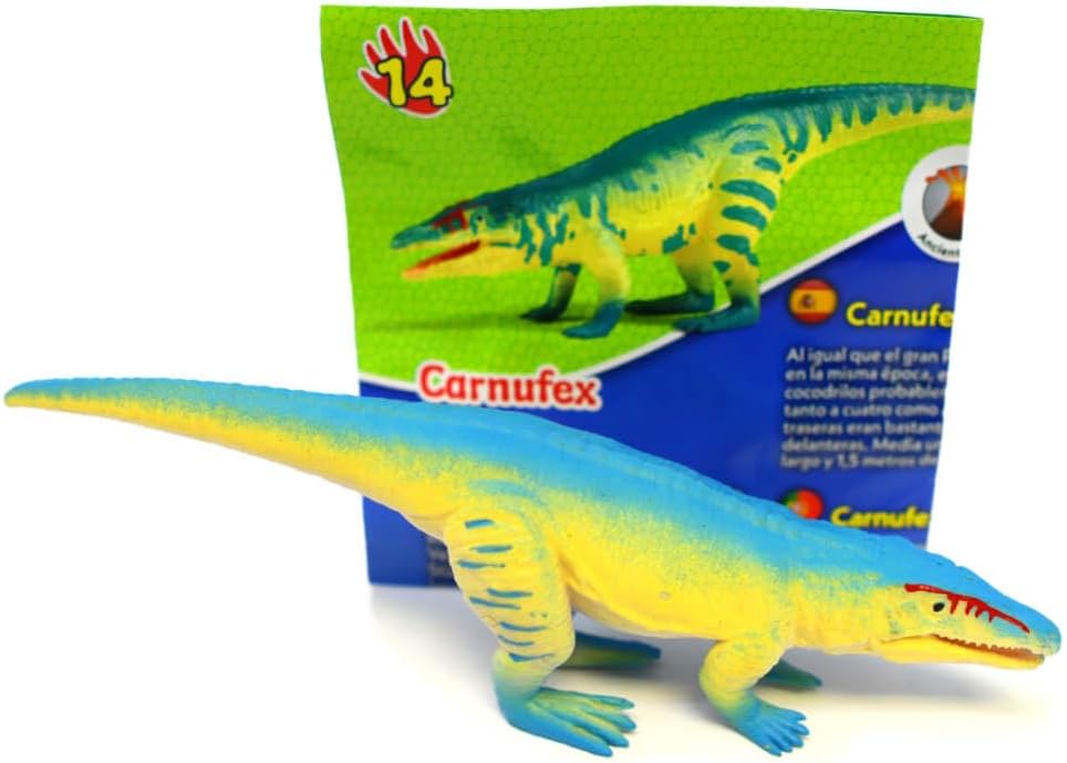 Bundle mit Blue Ocean Crocodiles Sammelfiguren 2025 - Planet Wow Krokodil- Figur 14. Carnufex - Exkl