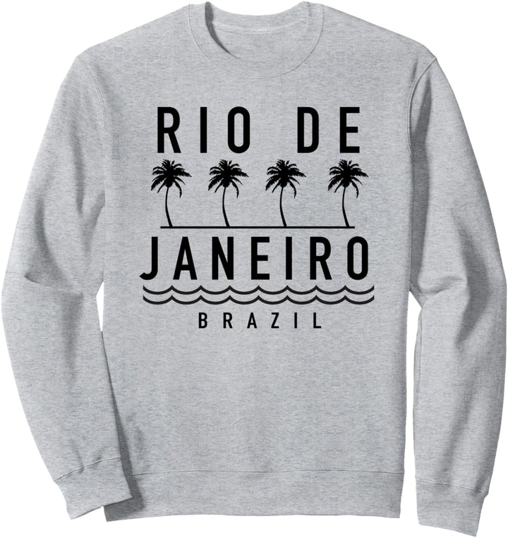 Trendy Rio De Janeiro Brazil Beach Scene Sweatshirt