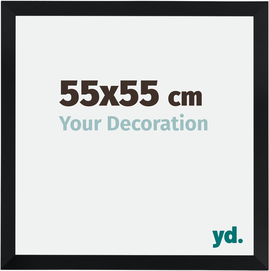 yd. Your Decoration - Bilderrahmen 55,00x55,00 cm - Bilderrahmen aus MDF mit Acrylglas - Antireflex