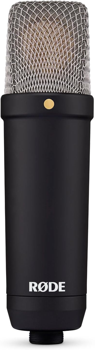 Rode NT1 Signature Black Studio-Kondensatormikrofon + keepdrum MS138 Gelenkarm-Stativ Schwarz